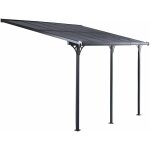 Gardiun ? pergola aluminium 619x305 cm ? surface 18, 8 m� ? panneaux polycarbonate 6 mm ? syst�me de ...
