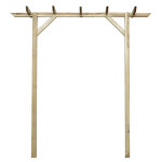 Fimei - pergola de jardin 200 x 40 x 205 cm bois