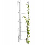 Kadax - pergola de jardin colonne pour fleurs roses 120 cm