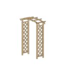Solid - pergola rose arc - 2, 15 m