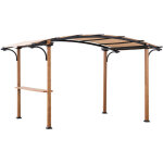 Pergola en tissu skuta en beige - 259cm x 406cm