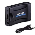 P�ritel vers hdmi adaptateur, 1080p hd convertisseur scart vers hdmi compatible pour ntsc pal pour sky ...