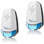 Perle rare rpulsif ultrasons anti moustique, prise ?ultrasons rongeurs souris et rats 2 pack appareil ...