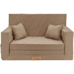 Flumi - canap enfant convertible 3in1 lit d appoint enfant - mini canap avec nom de l'enfant - mousse ...