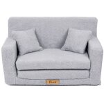 Canap enfant convertible 3in1 lit d appoint enfant - mini canap avec nom de l'enfant - mousse chauffeuse ...