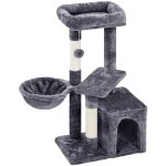Petit arbre � chat multiniveau tour pour chat avec poteaux griffoir cordes sisal cachette panier niche ...