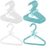 Petit cintre en perles mini cintre en perles pour bb cintre en perles en mtal lgant avec ruban pour ...