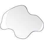 Beliani - petit miroir mural moderne et minimaliste en métal noir 77 x 59 cm forme irrégulière cadre ... Beliani - petit miroir mural moderne et minimaliste en métal noir 77 x 59 cm forme irrégulière cadre ...