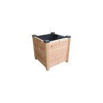 Mon petit potager - bac douglas premium l - bac carré en bois non traité - 50cm x 50cm x 48cm epaisseur ... Mon petit potager - bac douglas premium l - bac carré en bois non traité - 50cm x 50cm x 48cm epaisseur ...