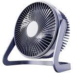 Petit ventilateur usb de bureau mini ventilateur �lectrique de bureau silencieux bleu