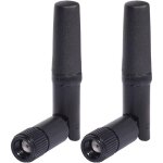 Petite antenne wifi 2 pi�ces double bande 2, 4 ghz 5, 8 ghz rp sma antenne pour pc ordinateur de bureau ...