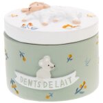 Petite boite  dents de lait en rsine mouton
