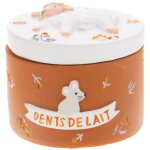 Petite boite � dents de lait en r�sine mouton