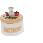 Petite boite � dents de lait souris gabrielle blanche