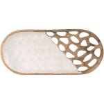 Signes grimalt - petites bo�tes et plateaux rectangulaires plateau de d�coration blanc - 3x28x13cm