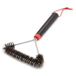 Brosse pour gril weber 6277 - triangulaire - 30cm