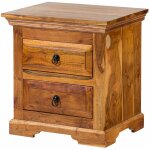 Massivmoebel24 - petite commode 52x40 acacia laqu� miel oxford 0905