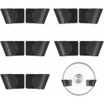 10 pices porte couvercle casserole mural autocollant organisateur pour ustensiles de cuisine pour couvercles ...