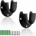 2 pcs support de tringle � rideaux douilles forme de u 32mm support tringle penderie acier inoxydable ...