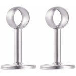 2 pices support de rideau acier inoxydable 19mm support de fixation pour plafond support de poteau de ...