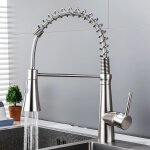 Robinet mitigeur cuisine avec douchette extractible mitigeur monocommande pivotant � 360� avec 2 modes ...