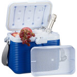 Relaxdays - petite glacire portable, avec poigne, mini glacire, sans lectricit, 8l, hbt 23, 5 x ...