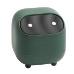 Petite poubelle mignonne poubelle de bureau ninja avec couvercle poubelle de voiture poubelle domestique ...