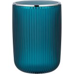 Poubelle wenko agropoli l 5, 5l petrol avec couvercle basculant en plastique pour salle de bain et cosmtique ...