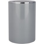 Poubelle wenko inca 5l gris basculant salle de bain accessoires salle de bain poubelle plastique poubelle ...