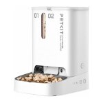 Distributeur croquettes chat automatique avec camra 1080p, 2. 4 g wifi double trmie 5l, vision nocturne ...