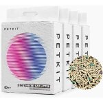 Litire mixte 5 en 1 pour chats 22l, chasse d'eau, sans odeur, avec charbon actif, ultra absorbante et ...