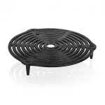 Petromax grille en fonte 31 cm noire pour cuisson extrieure