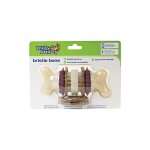 Petsafe - busy buddy - bristle bone m - jouet os nettoyant et friandise m cynnotek cy2649