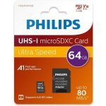 Carte philips micro sdhc / sdxc + adaptateur / 8gb, 16gb, 32gb, 64gb, 128gb Carte philips micro sdhc / sdxc + adaptateur / 8gb, 16gb, 32gb, 64gb, 128gb