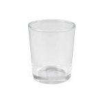 Photophore dco 'verre' 12cm transparent