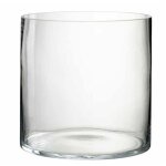 Paris prix - photophore en verre 'buoma' 25cm transparent