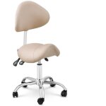 Siège - selle de cheval - physa - support : acier chromé - revêtement : cuir synthétique pvc Siège - selle de cheval - physa - support : acier chromé - revêtement : cuir synthétique pvc