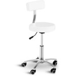 Physa - tabouret de rouleau avec dossier - 445 - 580 mm - 150 kg - blanc