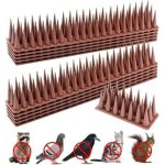 Pic anti pigeon 5m, anti pigeons pour balcon plastique kit, repulsif oiseaux pigeon pic anti chat, repulsif ...