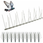 Pic anti pigeon 5m - pic anti - pigeon flexible - pointes en acier inoxydable inox - ne rouille pas - ...