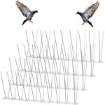 Pic anti pigeon inoxydable, 25cm x 4 pi�ces pique anti pigeon pour balcon, respectueux des animaux pic ...