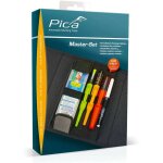 Set de marqueurs professionnels pour divers mat�riaux ? pochette avec fermeture velcro ? 55020 ? pica ...