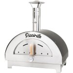 Piccirillo - four � bois en acier inoxydable avec chambre de cuisson de 60x40 cm