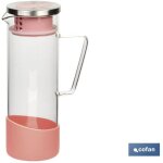 Pichet borosilicate mod�le tropical rose 1300ml
