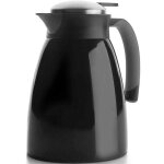 Pichet thermos en acier inoxydable lacor noir - 1 litres