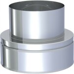 Le sanitaire - pi�ce d'adaptation de d1 � e1 tuyau de fum�e � 180 mm