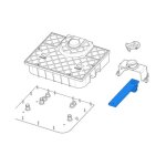 Came - etrier pour fixation sur portail - frog - j 119ria075