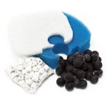 Pice dtache : matriau filtrant pour filtre extrieur d'aquarium hw - 402b - sunsun