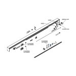 Pi�ce d�tach�e pivot au sol anti - panique � percer corsa - rodeo 119rip046 - came