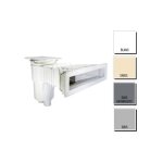 Astralpool - skimmer ''miroir '' norm xxl astral - piscine béton / liner - gris anthracite Astralpool - skimmer ''miroir '' norm xxl astral - piscine béton / liner - gris anthracite